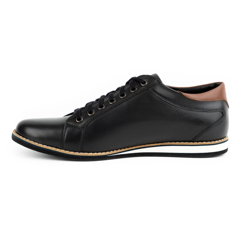 Olivier Zapato piel hombre 7008KB negro 1