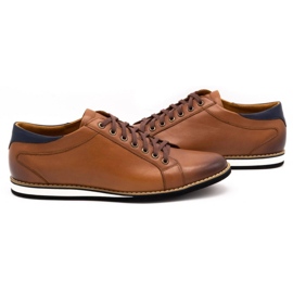 Olivier Zapato piel hombre 7008KB marrón 5