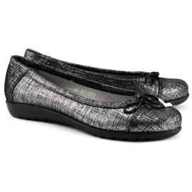 Saway Bailarina de mujer con lazo 2105 negro plata 3