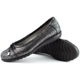 Saway Bailarina de mujer con lazo 2105 negro plata 4