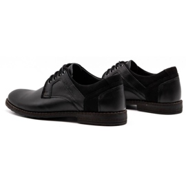 Polbut Zapatos casual de piel para hombre 2112 negro 7