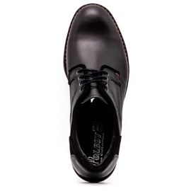 Polbut Zapatos casual de piel para hombre 2112 negro 8
