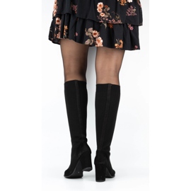 Exquisite Botas de tacón de mujer 1271 negro 3