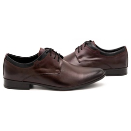 Olivier Zapatos de vestir hombre piel 263LU kabir con negro marrón 5