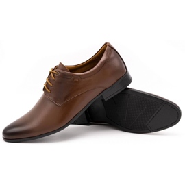 Olivier Zapatos de vestir hombre piel 263LU marrón 3