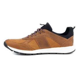 Polbut Zapatos casual hombre piel 2111P rojo multicolor amarillo 1 Polbut Zapatos casual hombre piel 2111P rojo multicolor amarillo 1