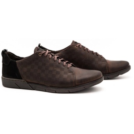 Polbut Zapatos casual hombre piel 2114 marrón 2