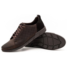 Polbut Zapatos casual hombre piel 2114 marrón 3