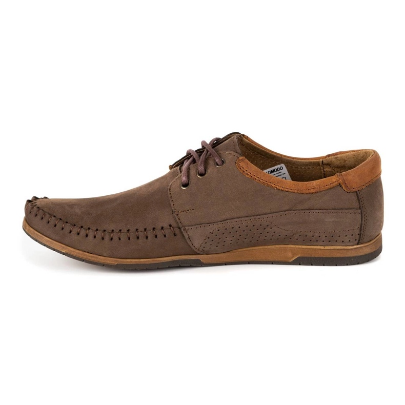 KOMODO Zapatos Mocasines hombre en piel 875 marrón 1