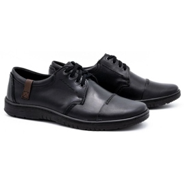 Olivier Zapatos hombre piel 416MP negro 2