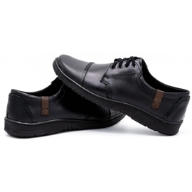 Olivier Zapatos hombre piel 416MP negro 5