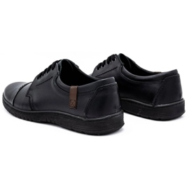 Olivier Zapatos hombre piel 416MP negro 6
