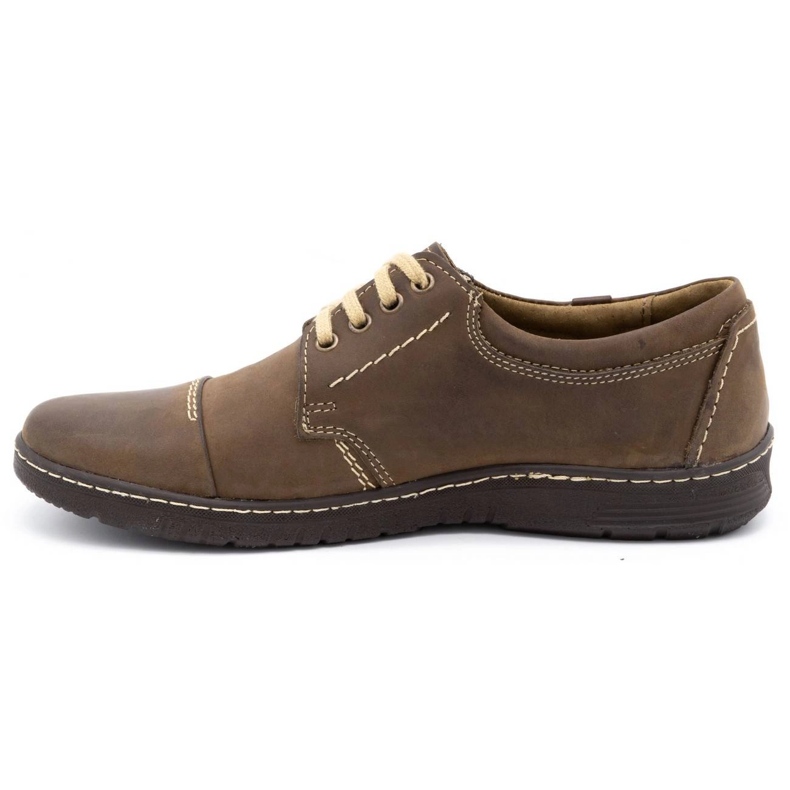 Olivier 416MP Zapatos marrones de piel para hombre marrón 1