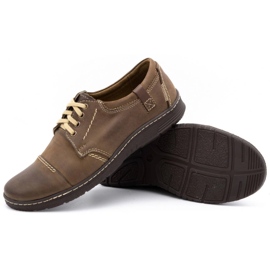 Olivier 416MP Zapatos marrones de piel para hombre marrón 3
