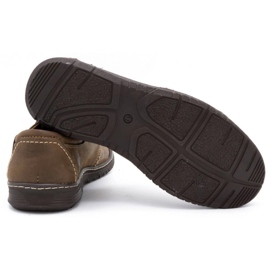 Olivier 416MP Zapatos marrones de piel para hombre marrón 4