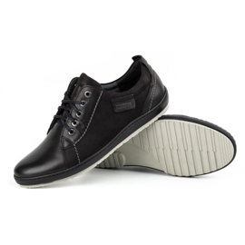 Kampol Zapatos casual hombre piel 61KAM negro 3
