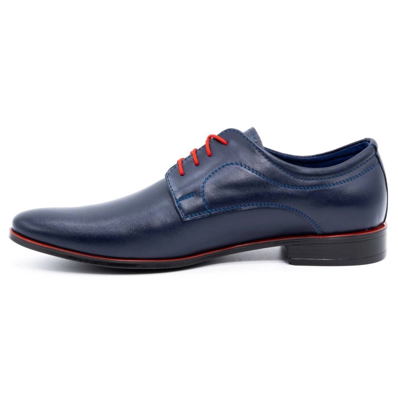 Olivier Zapatos de vestir hombre piel 277 azul marino 1