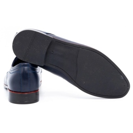 Olivier Zapatos de vestir hombre piel 277 azul marino 4