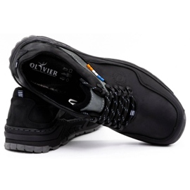 Olivier Zapatos trekking hombre piel 292GT negro 5