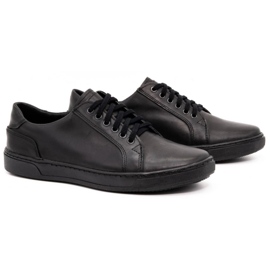 Olivier Zapatos hombre piel 932MP negro 2
