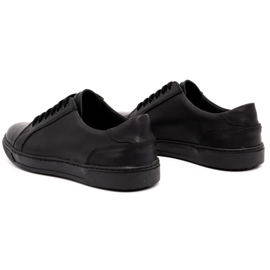 Olivier Zapatos hombre piel 932MP negro 6
