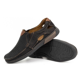 Olivier Mocasines hombre piel 937MP zapatos negros 3