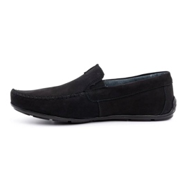 Olivier Mocasines hombre piel negros 937MA 1