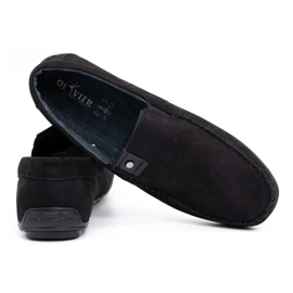 Olivier Mocasines hombre piel negros 937MA 4