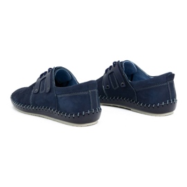 Olivier Zapatos hombre piel verano 882LMA azul marino 5
