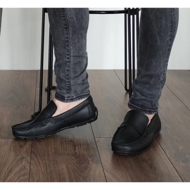 Olivier Mocasines hombre piel 894MA negro 7