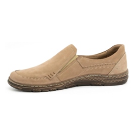 Olivier Mocasines hombre piel 943MA beige 1
