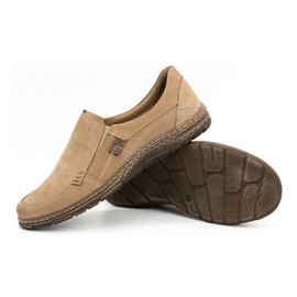 Olivier Mocasines hombre piel 943MA beige 3