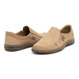 Olivier Mocasines hombre piel 943MA beige 5