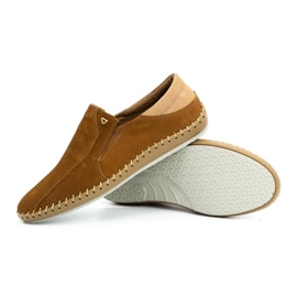 Olivier Zapatos hombre piel mocasines 936MA rojo multicolor naranja 3