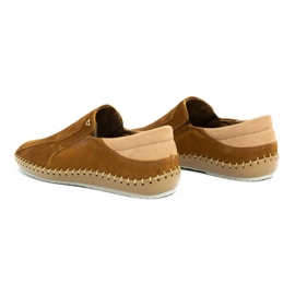 Olivier Zapatos hombre piel mocasines 936MA rojo multicolor naranja 6