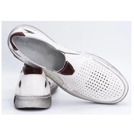 Olivier Zapatos hombre piel 937MP blanco 4