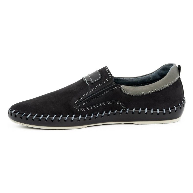 Olivier Zapatos hombre piel 816MA negro 1