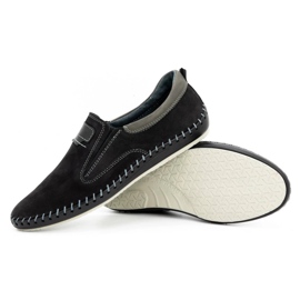 Olivier Zapatos hombre piel 816MA negro 3