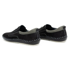 Olivier Zapatos hombre piel 816MA negro 6