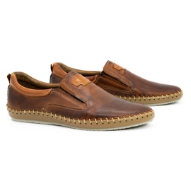 Olivier Zapatos hombre piel 816MA marrón 2