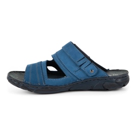 Olivier Babuchas hombre piel 460MP azul 1 Olivier Babuchas hombre piel 460MP azul 1