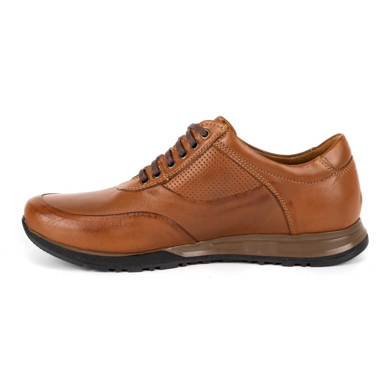 Olivier Zapato casual hombre piel 902KNT marron marrón 1