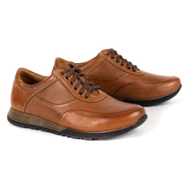 Olivier Zapato casual hombre piel 902KNT marron marrón 2