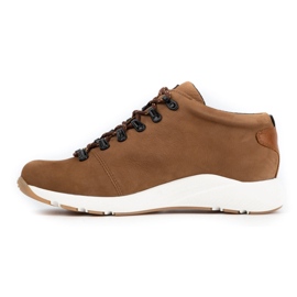 ButBal Zapatos trekking mujer piel 674BB marrón 1