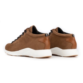 ButBal Zapatos trekking mujer piel 674BB marrón 4