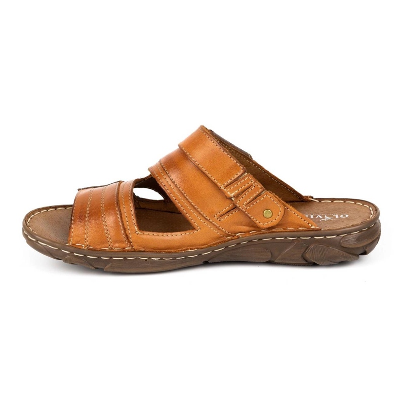 Olivier Babuchas hombre piel 460MP camel marrón 1 Olivier Babuchas hombre piel 460MP camel marrón 1