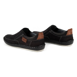 Kampol Mocasines hombre piel 51KAM negro 6