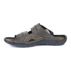 Olivier Babuchas hombre piel 335GT gris 1