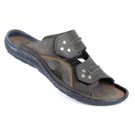 Olivier Babuchas hombre piel 335GT gris 2