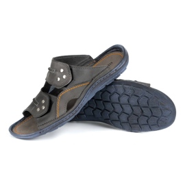 Olivier Babuchas hombre piel 335GT gris 4